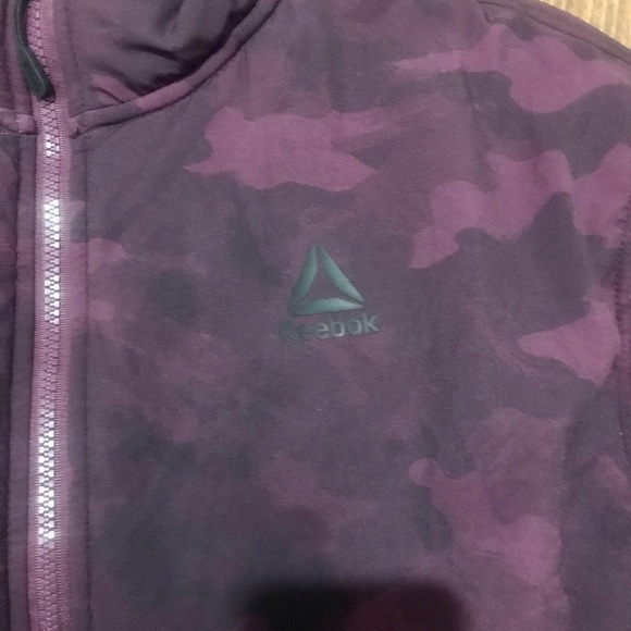 Womens Large Reebok Light Fleece Jacket Coat - Picture 4 of 4